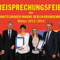 (03. März 2014) - Freisprechungsfeier der Zahntechniker-Innung